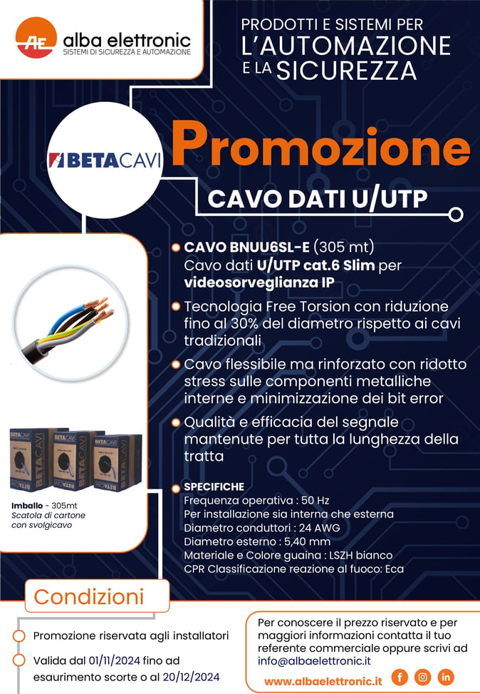 2024.11_Promo Cavo Dati_Beta Cavi