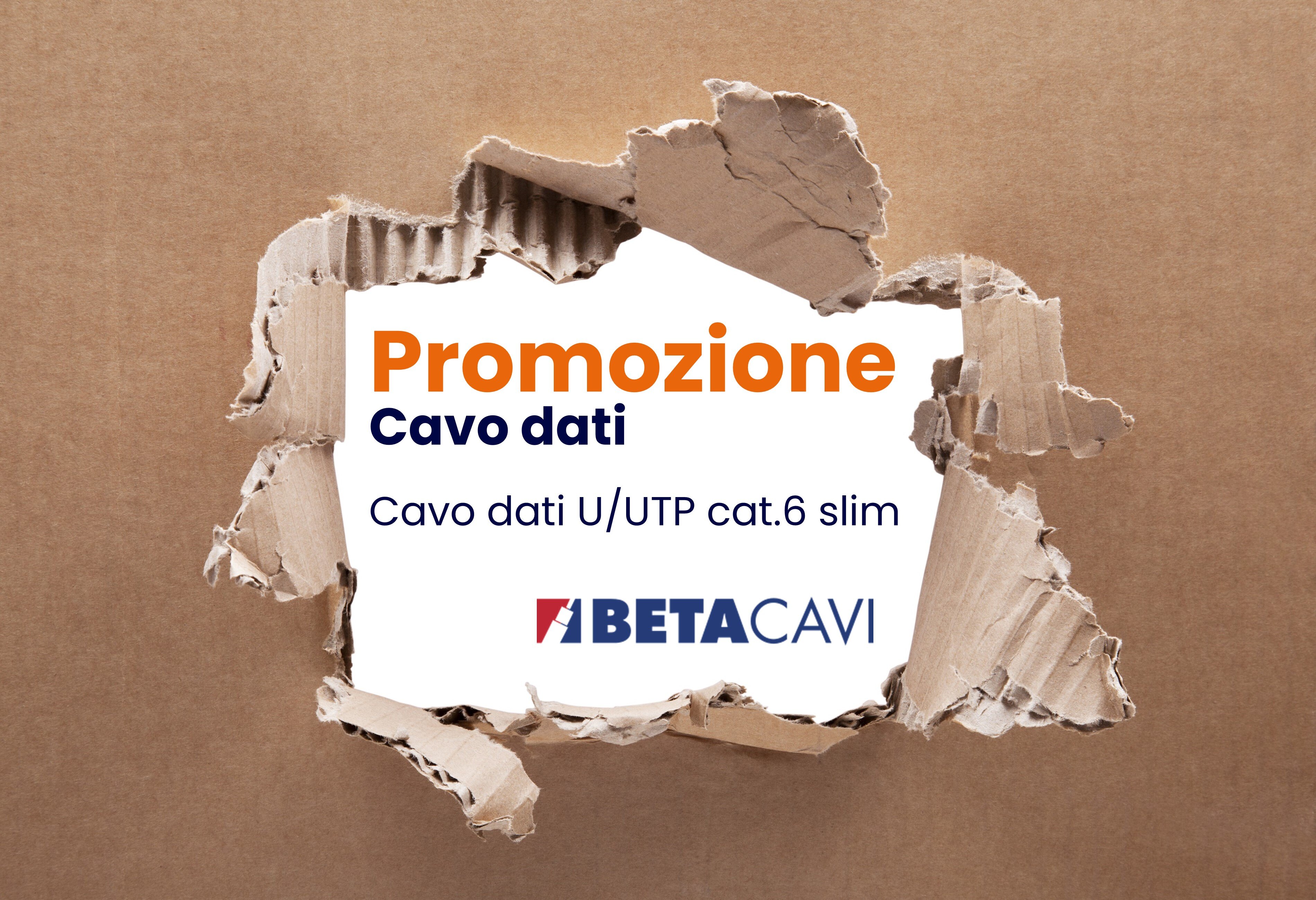 PROMO · Cavo dati U/UTP Beta Cavi